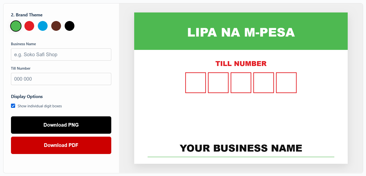 lipa na mpesa poster